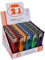 2J – Lote de 50 mecheros electrónicos recargables Color translúcido