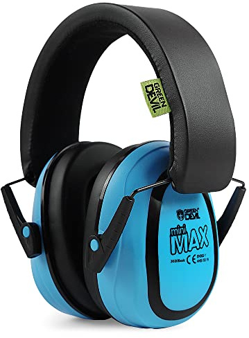 GREEN DEVIL Kids Ear Protection Ear muffs 27dB Noise Cancelling Headphones For Toddlers &Children Age 1-16 Low Profile Hearing Protection Earmuffs For Concerts Fireworks Shooting Autism Sensory Needs