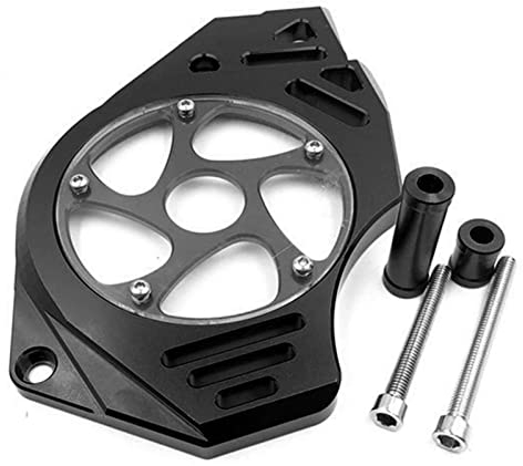 SUTLI Motorrad Kettenradschutz Schutzabdeckung Kettenkasten Zubehör Für Kawasaki Für Ninja Für Vulcan S 650 ER6N ER6F ER4F Für Versys 650 Zubehör (Color : Black)