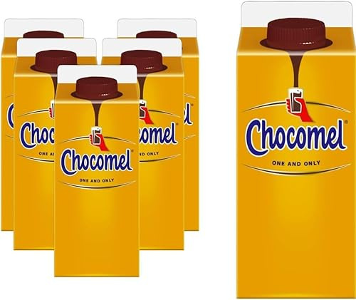Chocomel Dutch Original Chocolate Milk 750 ml Elopak (Pack of 6)– Creamy Ready-to-Drink Rich Cocoa, Gluten-Free, Vegetarian & Perfect for Everyday Treats