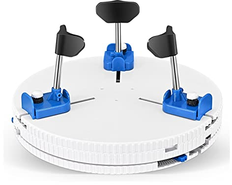 Töpferscheibe, Töpferkreis-Rad-Clip-Werkzeug, automatische Suche nach einem Zentrum, 20–30 cm Durchmesser, verstellbare Töpfermaschinen-Drehtellerklemme, Keramik-Reparaturwerkzeug, das sich reibu