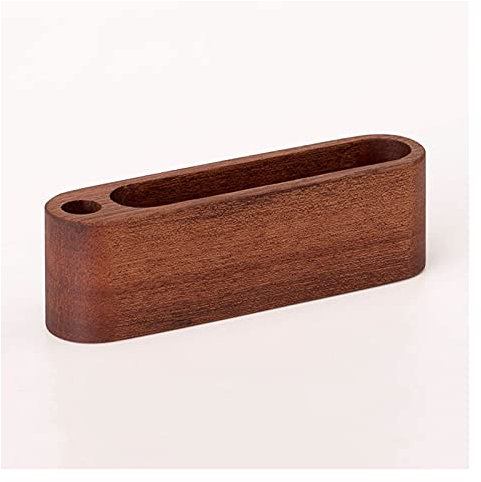 OUSIKA Visitenkartenhalter, Visitenkartenhalter aus Holz, Schreibtisch-Ausstellungsständer, Etui, Holz, Büro, Namensschild-Organizer, Rack-Organizer for Büro, Zuhause, Visitenkarten-Ausstellungsstände