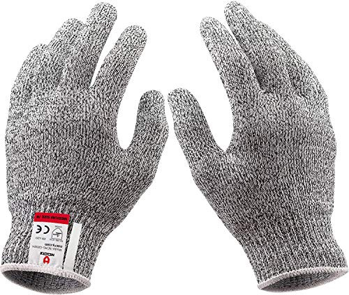 MiJunHD Work Gloves Cut Resistant Gloves for Wood Whittling Gloves Oyster Shucking Cooking