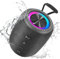 Portable Bluetooth Speaker, BT5.3 Wireless Speaker 20W Bass Diaphragms with Multi LED Light Dynamic Modes, IPX6 Waterproof 16H Playtime supports FM Mode, TF, USB for Home, Cycling, Outdoor, Beach