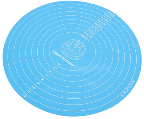CONGARTENO Tappeto Silicone Antiscivolo Per Decorare Torte Con Misure Stendipasta Per Cucina Di Facile Da Pulire e Manutenzione