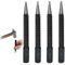 4 x 100mm Centre Punch | 4 Types Tip Diameter (0.8 mm-3.2 mm) | Centre Punch Set | Marking Tools 1/32, 2/32'', 3/32,4/32''