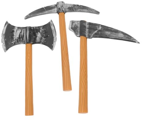 Kisangel 3stücke Schaumstoff-spitzhacke Für Cosplay Halloween-Requisite Gnom-zubehör Hacken-Accessoire Für Kostüme Und Partys