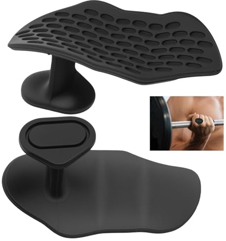 1 par halkfria gymhandtag, grepphjälpmedel för styrketräning, ergonomiskt gummi fitness bärbara handskar, silikon greppskydd styrketräning och crosstrainin