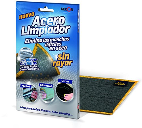 Limpiador Acero Inoxidable, Fórmula Profesional Anti-Rayas, Limpia Metales Seguro y Versátil, Limpiador de aluminio y Limpiador Marmol con un Fácil Aplicación para Brillo Instantáneo BARLESA