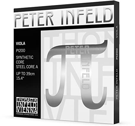 Thomastik Cuerda para viola 4/4 Peter Infeld - cuerda Sol núcleo sintético, entrochado plata, mediana