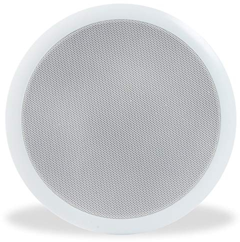 Power Dynamics CSPB8 - Altavoz de techo empotrable de 20 cm (8), 15W, sistema de línea 100V, diseño blanco discreto, ideal para instalación en techo o pared en comercios, oficinas o espacios públicos