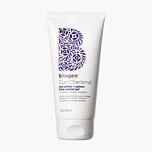 Briogeo Curl Charisma Rice Amino and Quinoa Frizz Control Gel, Curl Defining Styler for Wavy, Curly and Coily Hair Textures, Vegan, Phalate & Paraben-Free - 162ml