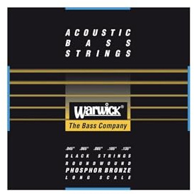 Warwick Black Label Acoustic Bass String Set 5-String 045-135 Phosphor Br