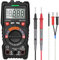 ULTRICS Digital Multimeter, Auto-range Voltmeter Durchgangsprüfer strommessgerät Amperemeter Ohmmeter TRMS 6000 Counts, Spannungsprüfer mit Leitungen, LCD Messe OHM AC/DC Widerstand Kontinuität Diode