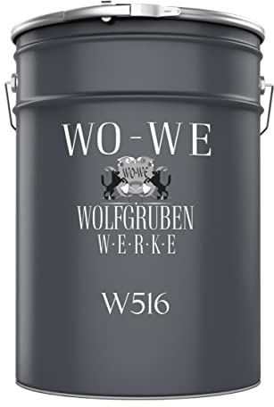 WO-WE Fassadenfarbe Wandfarbe Wandanstrich Fassadenbeschichtung für Außen Weiß 20L