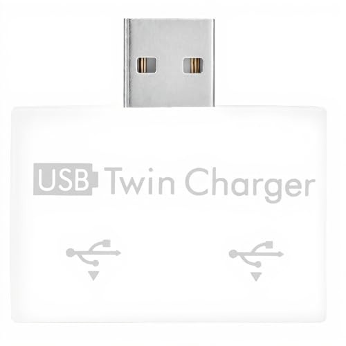 Hub USB 2.0 de 2 Puertos hub usb 2 ports Aleacin de Aluminio Divisor de Cargador Macho a Doble con Entrada Y Salida DC 5V Mini Kit Convertidor de Adaptador USB Concentrateurs USB