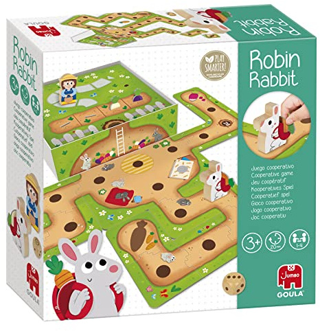 Goula, Robin Rabbit Juego Educativo para niños a Partir de 3 años, Multicolor
