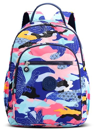 DORRISO Zaino Donna Moda Borsa da College Viaggio Daypack Casual Zainetto Unico Design Leggero Borse a Tracolla Viaggiare Vacanza Impermeabile Zaino Arcobaleno