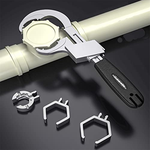 Verstellbarer Doppelendschlüssel – Universal-Multifunktionsschlüssel für die Demontage und Montage von Sanitärartikeln, Rohrsteckschlüssel-Sets für die Reparatur von Wasserrohren, Wohnaccessoires