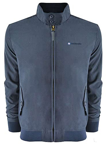 Lambretta Harrington Herren-Jacke, Retro-Design, Klassisch, navy, S