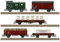 TRIX H0 24075 H0 5er-Set Güterwagen der DR