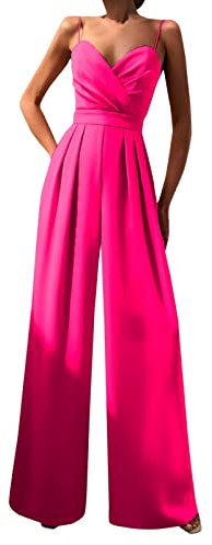 Eleganter Jumpsuit Damen - Blau, Ärmelloser, Weiß, Atmungsaktive Arbeitshose, Arbeitslatzhosen, Sommer Arbeitshose