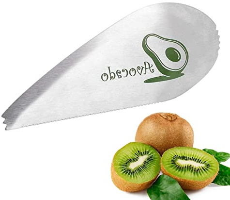 Utensili per avocado | Utensili da viaggio da campeggio – Taglierina in acciaio inox per rimuovere avocado, taglierina avocado multifunzionale per tagli di frutta, noccioli