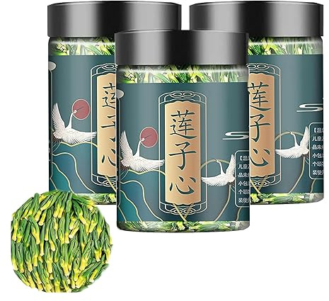 Lotuskerntee für Männer, Lotus-Federtee-Nieren-Nährend, Nierenschutz-Tee, Lian Zi Xin-Tee, Chinesischer nährender Nierentee (3box)