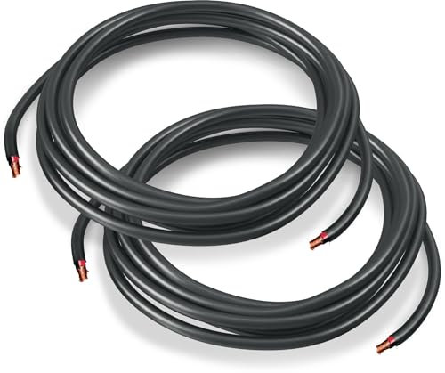 Pronomic BOXOE-5 Câble Haut-Parleur 2x 2,5 mm² 2x Set - Câble Professionnel 2-Conducteurs pour DJ & PA - Section des Conducteurs : 2x 2,5 mm² - Longueur : 5 m - Noir