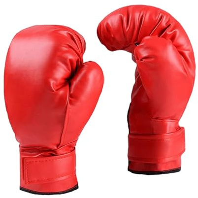 Aymzbd 2 Paires Gants de Boxe, MMA Sac de Frappe avec Rembourrage, Gants de Boxe pour Hommes, Femmes, Enfants, Gants d'entraînement pour Muay Thai, Kickboxing