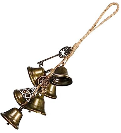 Gogogmee Retro Tür Windspiel Metall Wind Glocke Dekorative Außen Chime für Hause