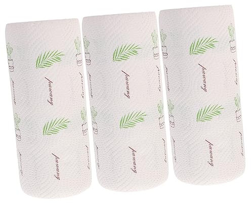 DEARMAMY 3rouleaux Essuie-tout Pour Cuisine Lingettes De Cuisine Chiffon De Nettoyage Pour Comptoirs Muraux Et Hottes De