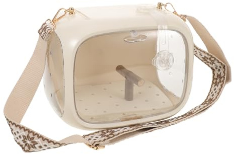 TOYANDONA Portable Birdcage Strap Breathable Design Featuring Holes for Ventilation for Parakeet Travel Cage Parrot Takeout Carrier during Outdoor Picnics Festivals