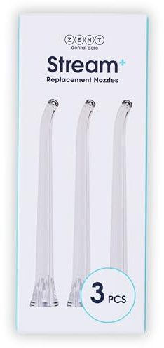 ZENT Stream+ Water Irrigation Tips, 3 Nozzles for each available function - standard, orthodontic, for gingival coeches