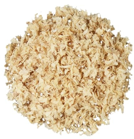 SHINEOFI Litière de Copeaux de Bois 500g pour Cochons d'Inde et Gerbilles, Matériau Pelucheux pour Nidification en Aquarium, Absorbant et Naturel