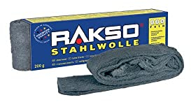 Rakso COX980949 Extra Fine-00 Steel Wool, Grey, 200 g