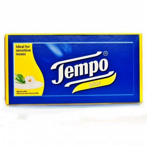 TEMPO PLUS TISSUES + ALOE 80 by Tempo
