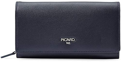 Picard Damen Geldbörse Bingo aus Echtleder Groß | mit Druckknopf | Geldbörse | Alltag