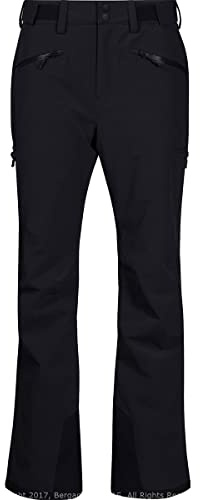 Bergans Oppdal Lady Pants Schwarz - wasserdichte atmungsaktive Damen Skihose, Größe XS - Farbe Black - Solid Charcoal