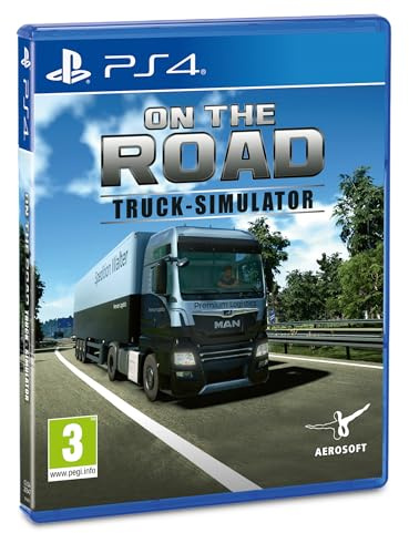 On The Road Truck Simulator PS4 (Englische Version) – Mehrsprachig spielbar, LKW Simulation PlayStation 4 mit MAN & Scania Trucks, Deutschland Karte 6500 km, Spedition aufbauen, Trucking Game