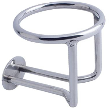 Aurorad Bootszubehör Marine Boat Ring Cup Halter Edelstahl ringartiger Getränkehalter for Marine Yacht