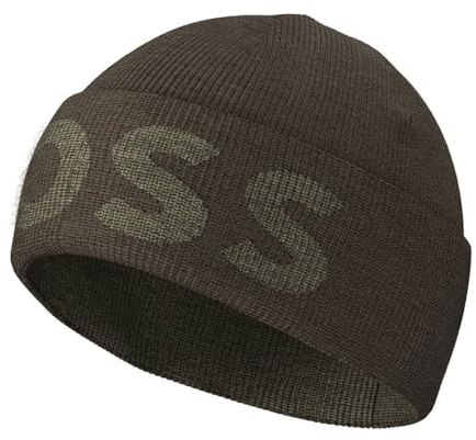 BOSS Herren Lamico Hat Mütze aus Baumwolle und Wolle mit Strick-Logo