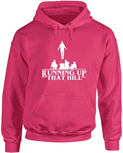 Hippowarehouse Running up That Hill Unisex Hoodie Hooded top (Specific Size Guide in Description)