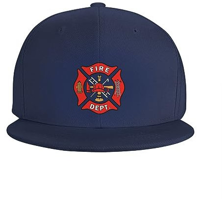 Baseballmütze Snapback Sonnenhut Benutzerdefinierte Feuerwehr Abteilung Logo Baseballmütze flach im Freien Rückprall Frauen Männer verstellbare Feuerwehrmann Feuerwehr Hip Hop Dad Cap Hip Hop