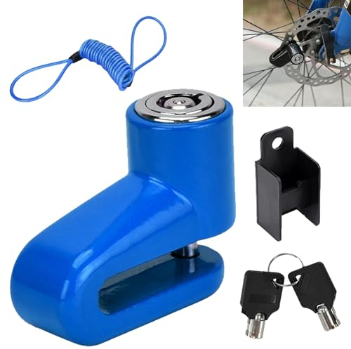 Blocco Antifurto per Freno a Disco,Monopattini elettrici Blocco di Sicurezza,Blocco Freno a Disco,Antifurto Filo di Acciaio Blocco,Scooter Elettrico Blocco Freno a Disco,Blocca Disco per Scooter