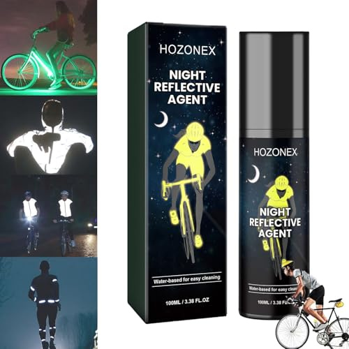 Clear Glow in The Dark Spray Paint, Reflective Outdoor Waterproof, Acrylic Paint for Bike (Yellow)