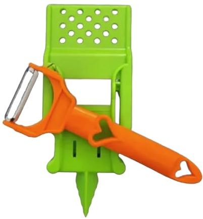 Set Tagliaverdure: Affettatrice, Grattugia E Pelapatate Multifunzione Portatile | Affettatrice Per Frutta, Strumenti Per Tritare, Gadget Da Cucina Versatili, Set Efficiente Per La Preparazione Delle V