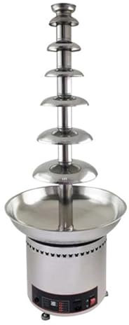 YXZQLOZ Fuente de Chocolate eléctrica Comercial Olla para derretir Salsa de Acero Inoxidable para Fiestas, Bodas, Equipos de Buffet Máquina (7 Tiers)