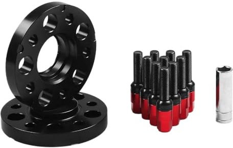 Autos Spurverbreiterungen 20mm 5x112mm 66,6mm Hub Centric Bore Spurverbreiterungen M14x1.5 Kegelschrauben Q5 SQ5 W/Ball Bolzen