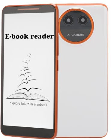 E Book Reader,5.7 Inch Inch Eye Friendly Ink Screen EPaper Reader,Portable Electronic Book Reader with Headset, Stylus and Protective Case